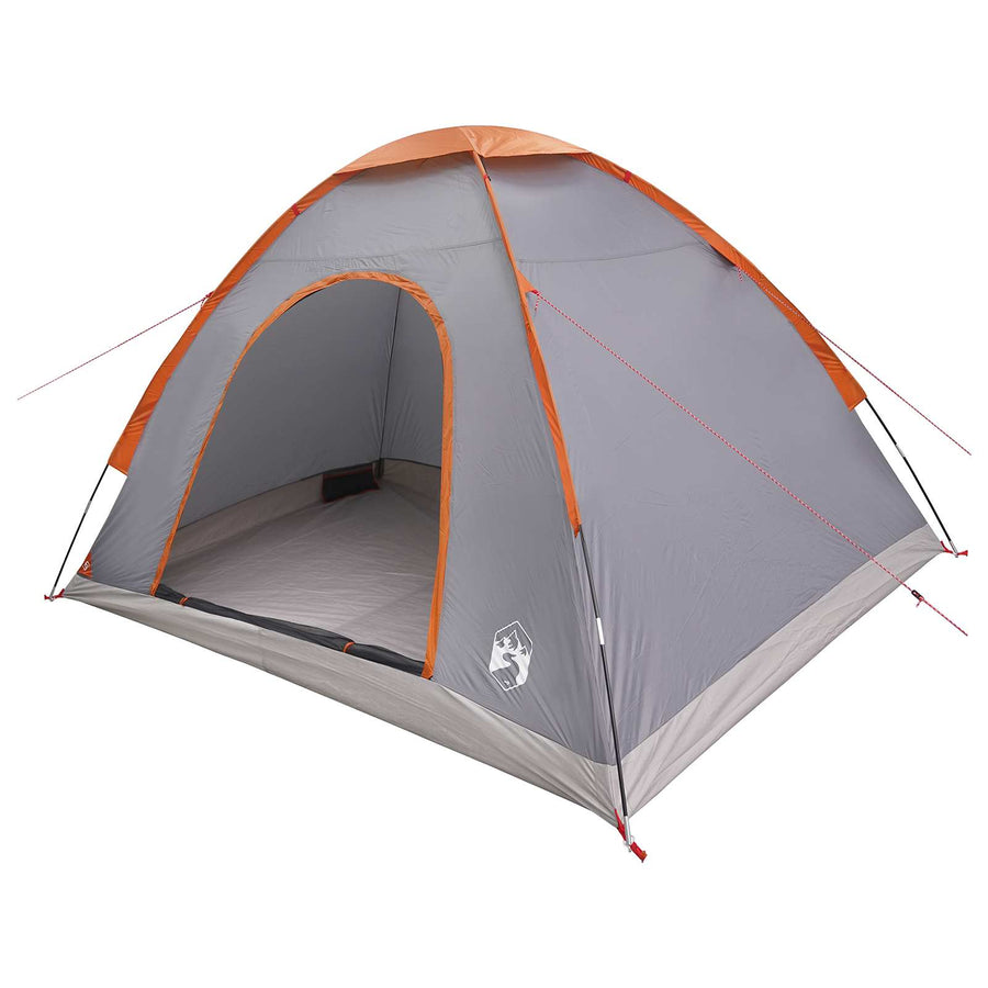 Kamperen tent met dak Grijs en Oranje 275 x 215 x 125 cm