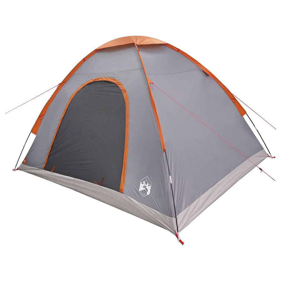 Kamperen tent met dak Grijs en Oranje 275 x 215 x 125 cm