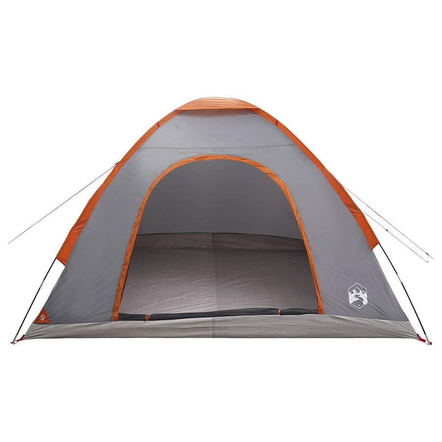 Kamperen tent met dak Grijs en Oranje 275 x 215 x 125 cm
