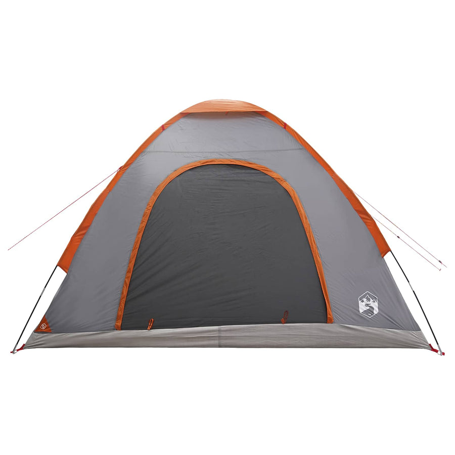Kamperen tent met dak Grijs en Oranje 275 x 215 x 125 cm