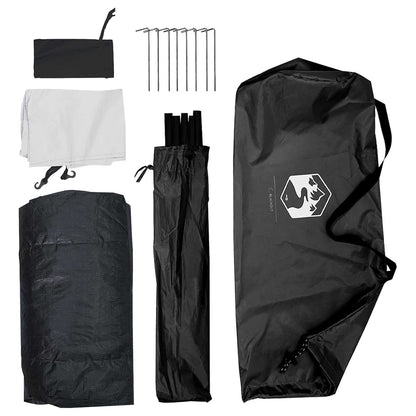 Kamperen tent met dak Wit Blackout 275 x 215 x 125 cm