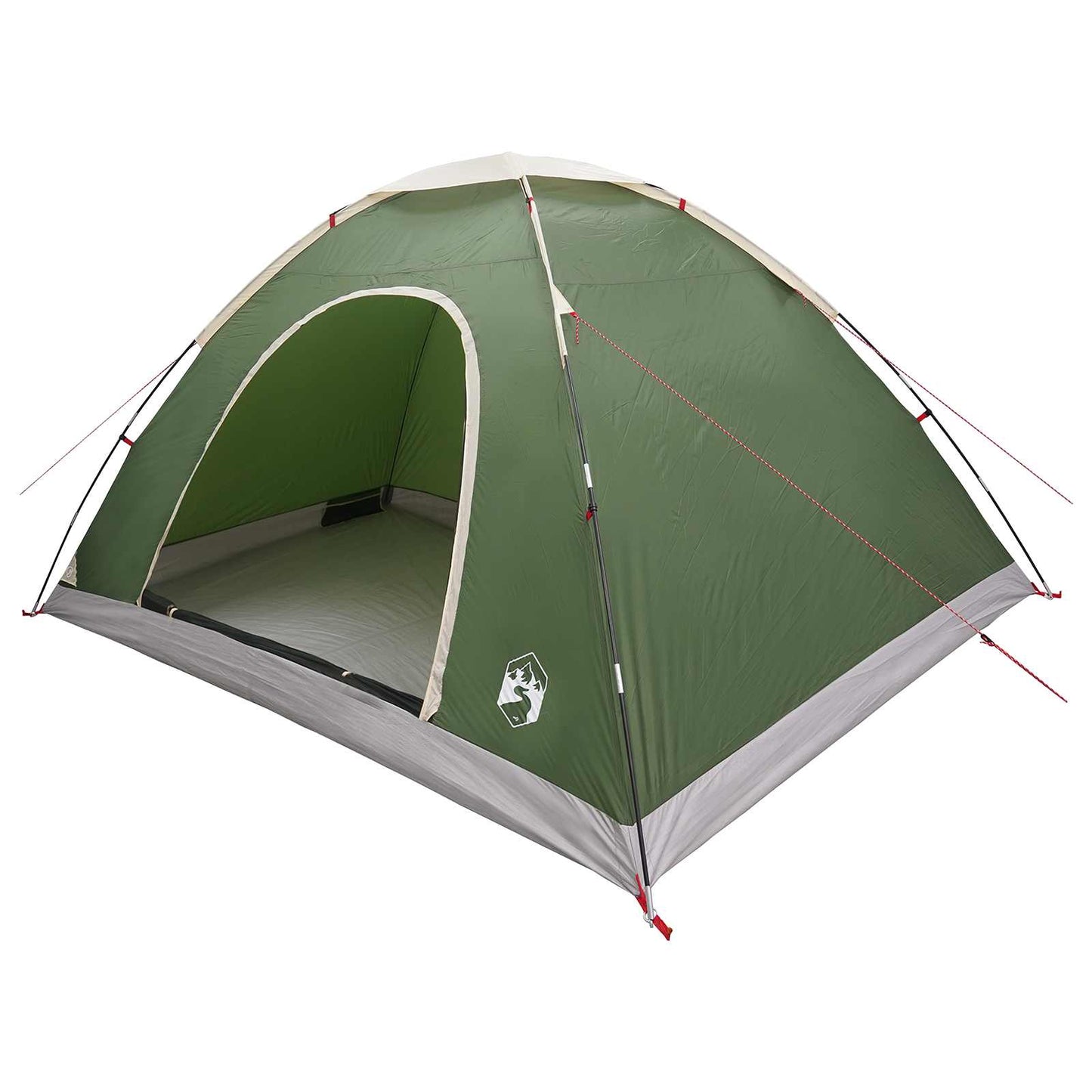 Kamperen tent met dak met luchtopening Groen 335 x 275 x 180 cm