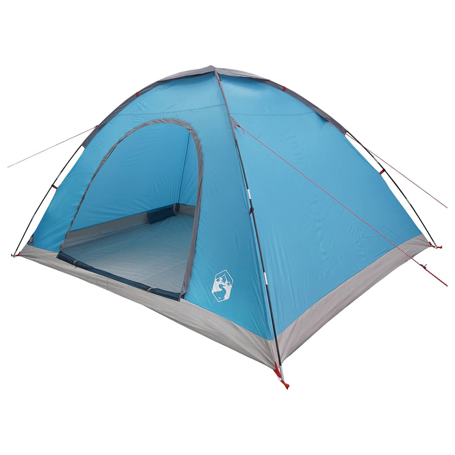 Kamperen tent met dak met luchtopening Blauw 335 x 275 x 180 cm