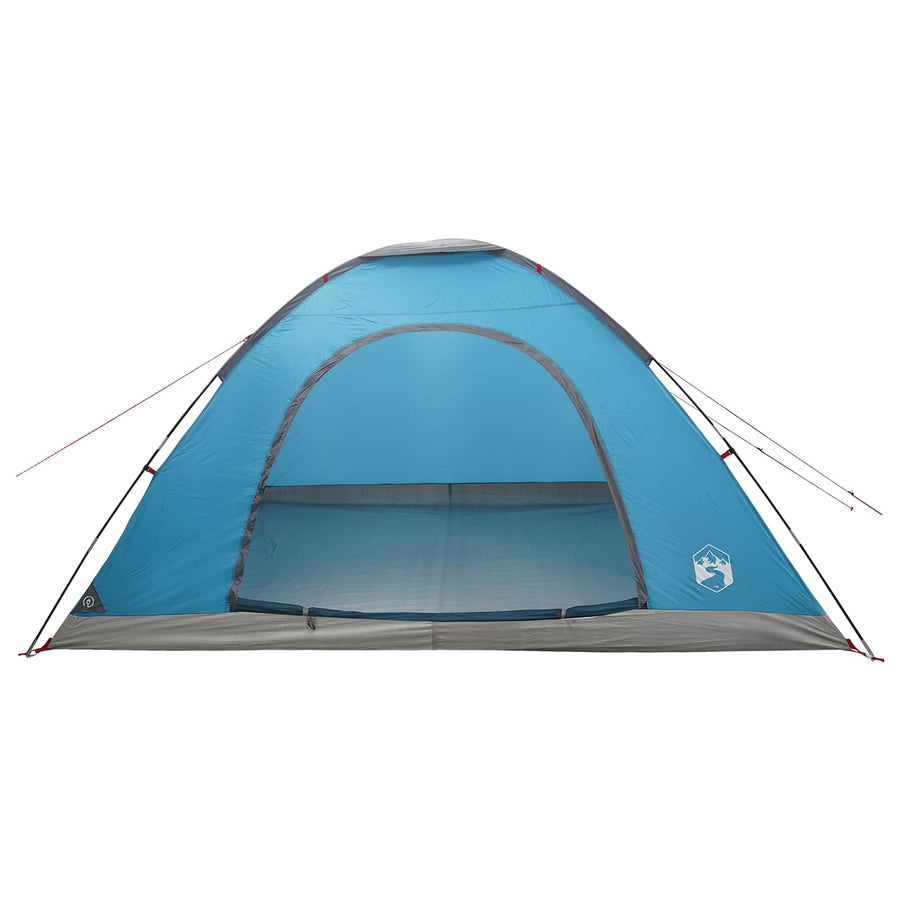 Kamperen tent met dak met luchtopening Blauw 335 x 275 x 180 cm