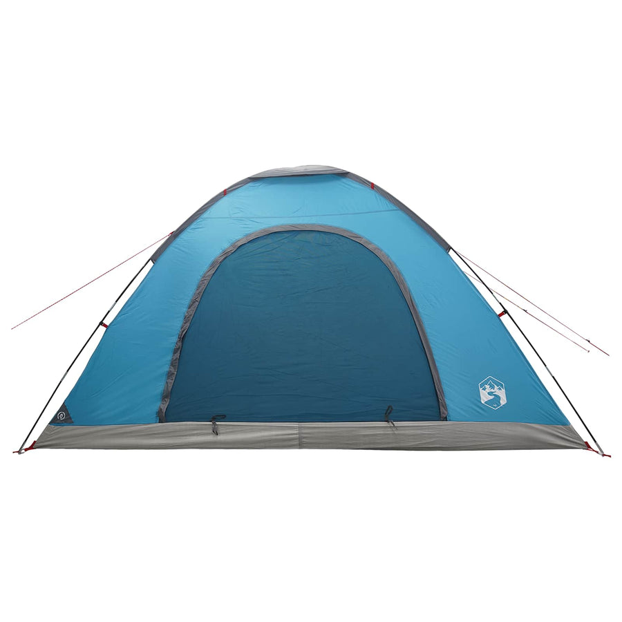 Kamperen tent met dak met luchtopening Blauw 335 x 275 x 180 cm