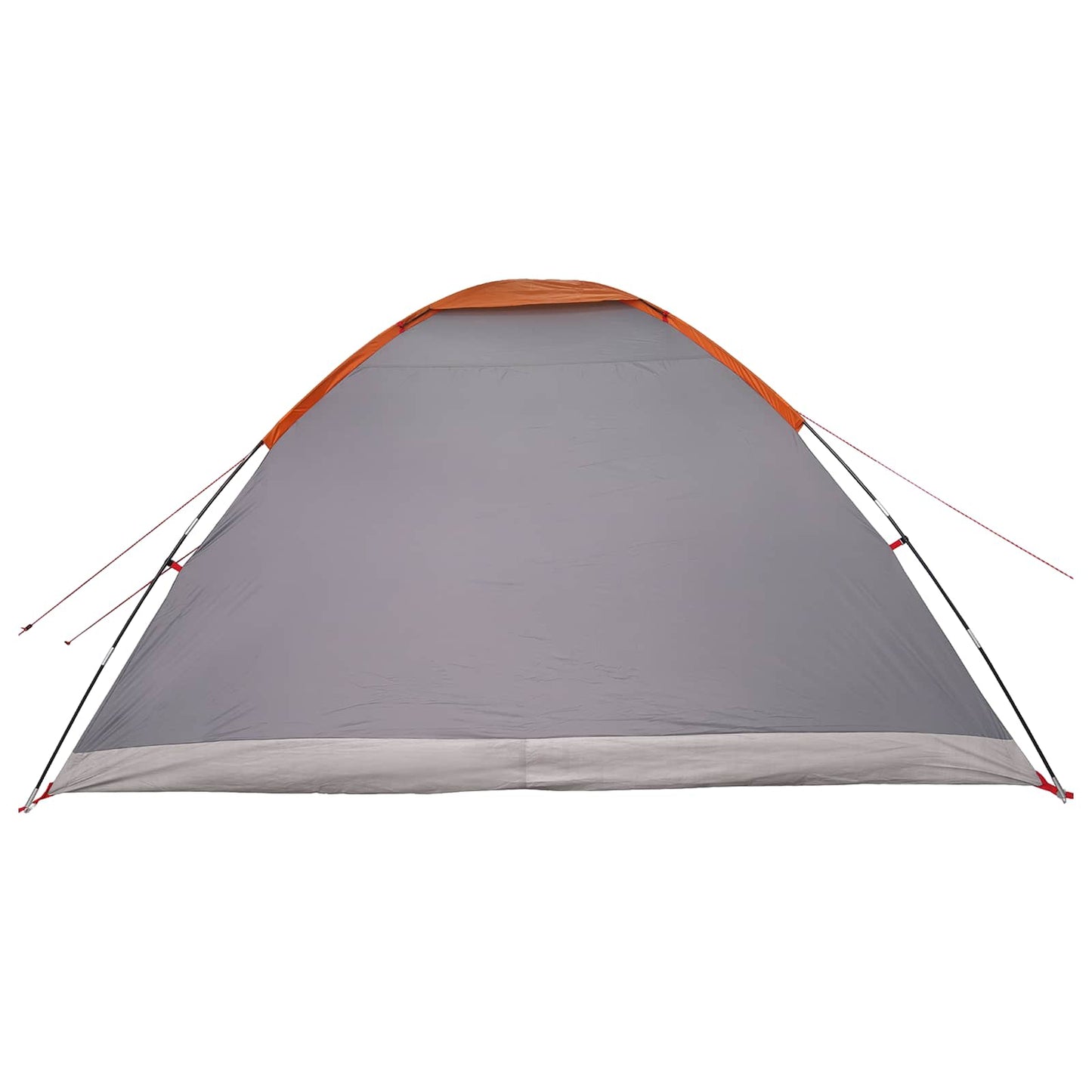 Kamperen tent met dak Grijs en Oranje 335 x 275 x 180 cm