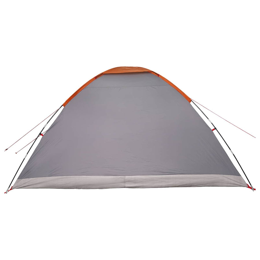 Kamperen tent met dak Grijs en Oranje 335 x 275 x 180 cm