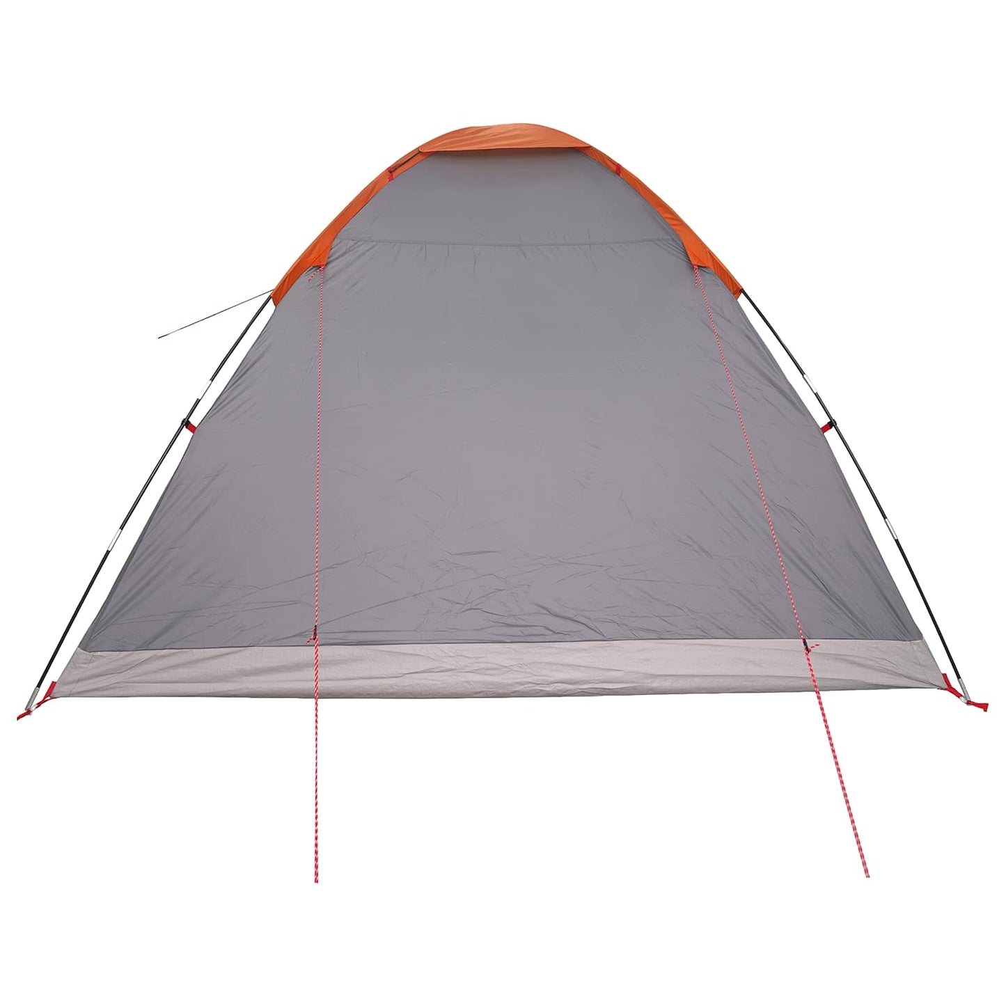 Kamperen tent met dak Grijs en Oranje 335 x 275 x 180 cm