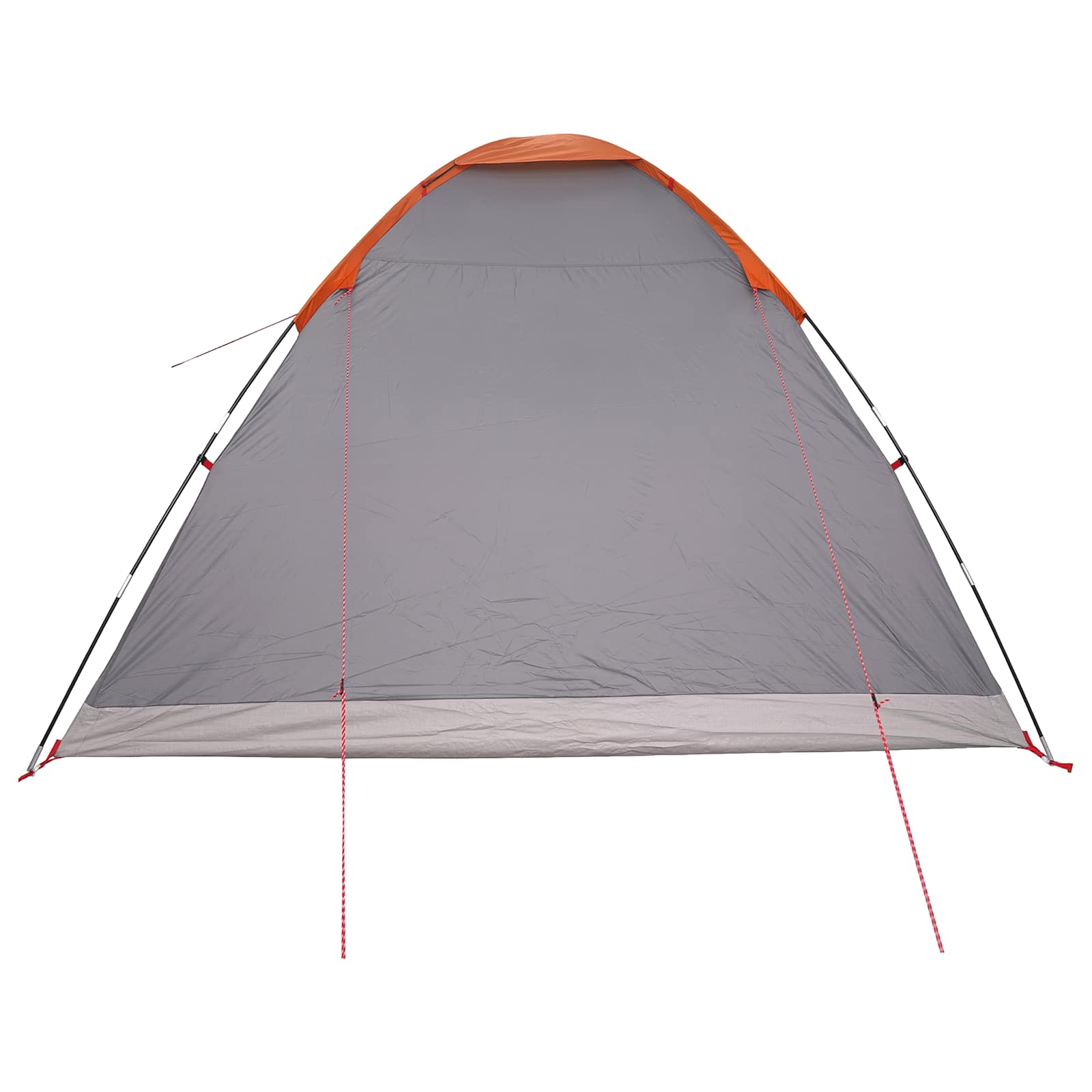 Kamperen tent met dak Grijs en Oranje 335 x 275 x 180 cm