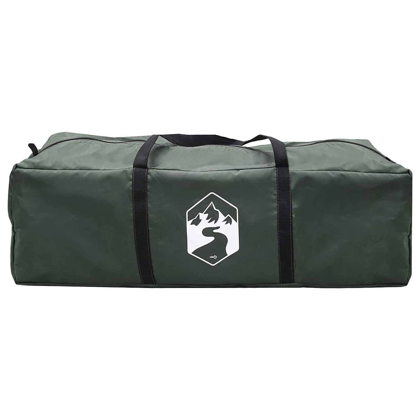 Kamperen tent met dak Legergroen 335 x 275 x 180 cm
