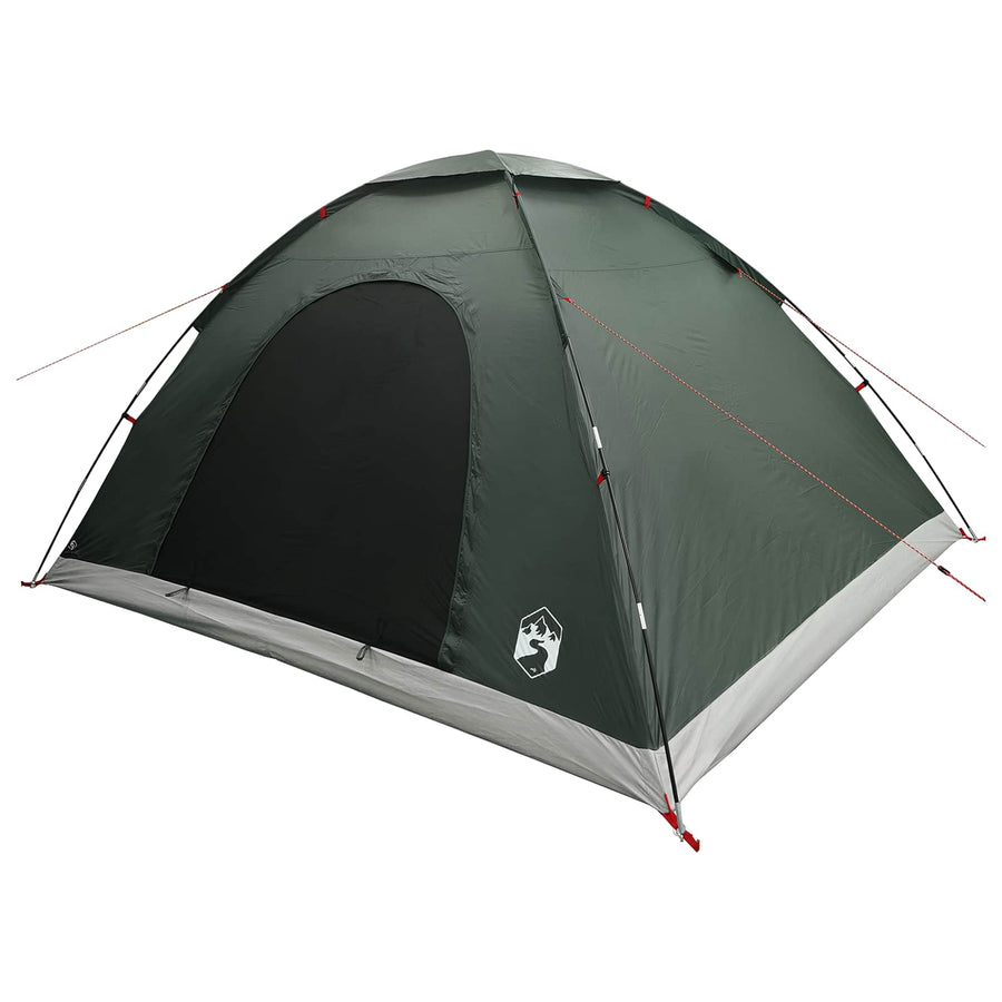 Kamperen tent met dak Legergroen 335 x 275 x 180 cm