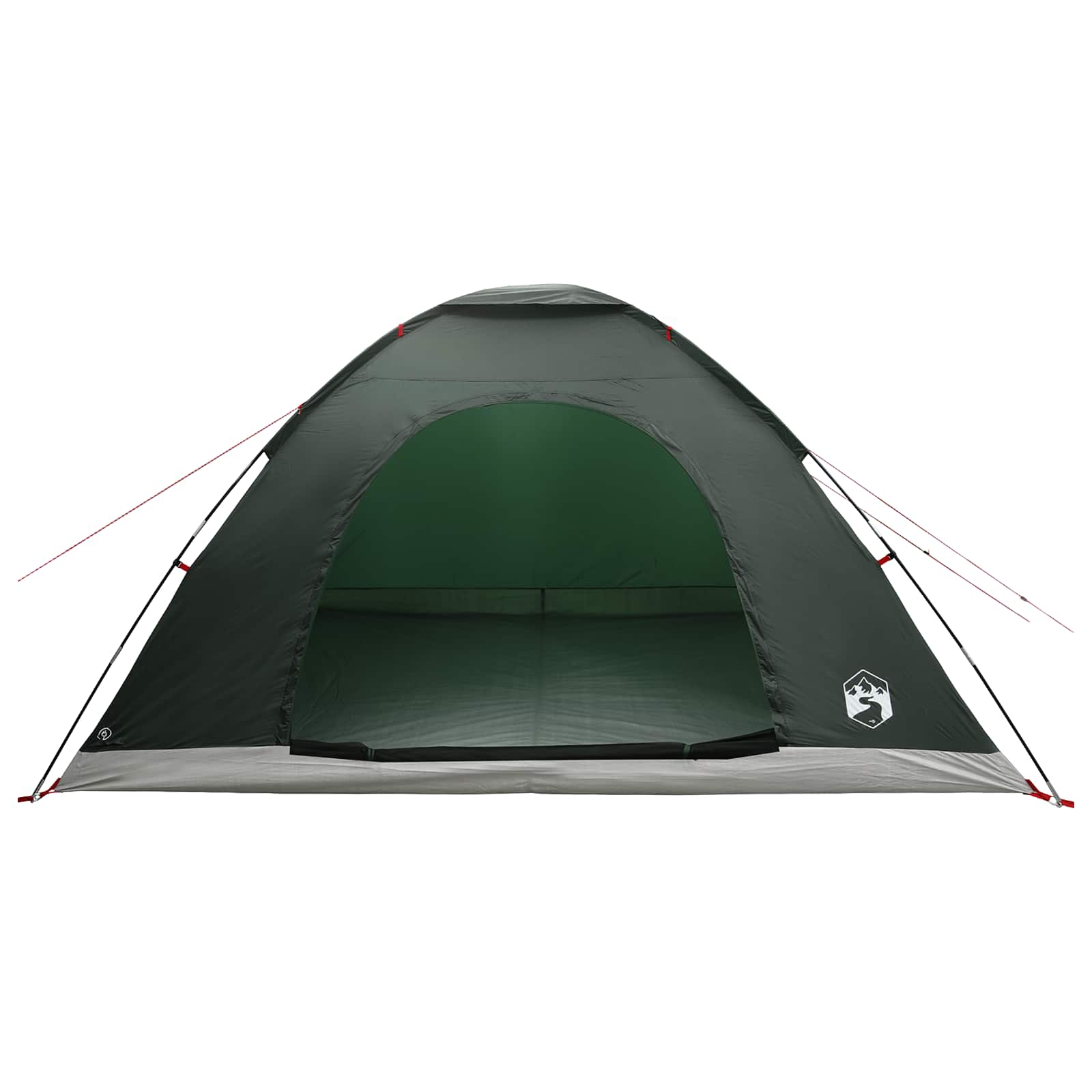 Kamperen tent met dak Legergroen 335 x 275 x 180 cm