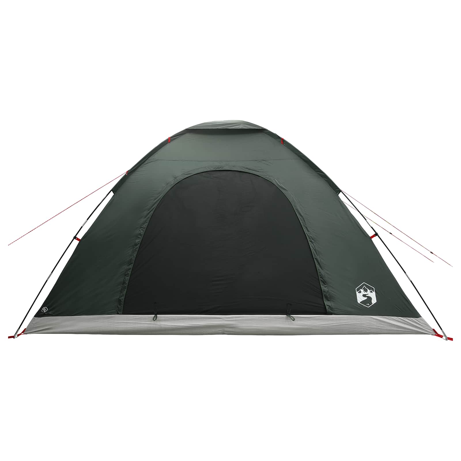 Kamperen tent met dak Legergroen 335 x 275 x 180 cm