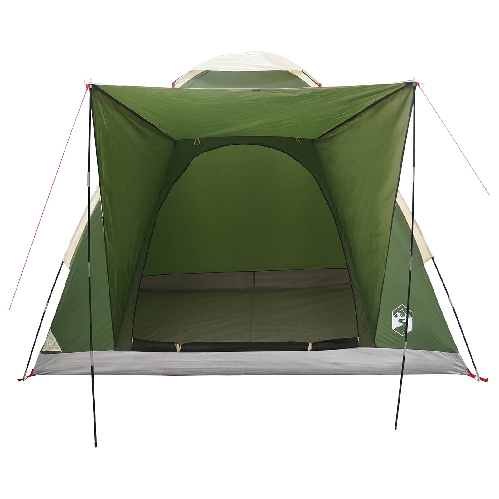 Kamperen tent met dak Groen 2-persoons Polyester en staal