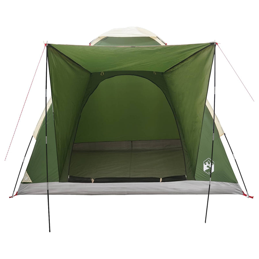 Kamperen tent met dak Groen 2-persoons Polyester en staal