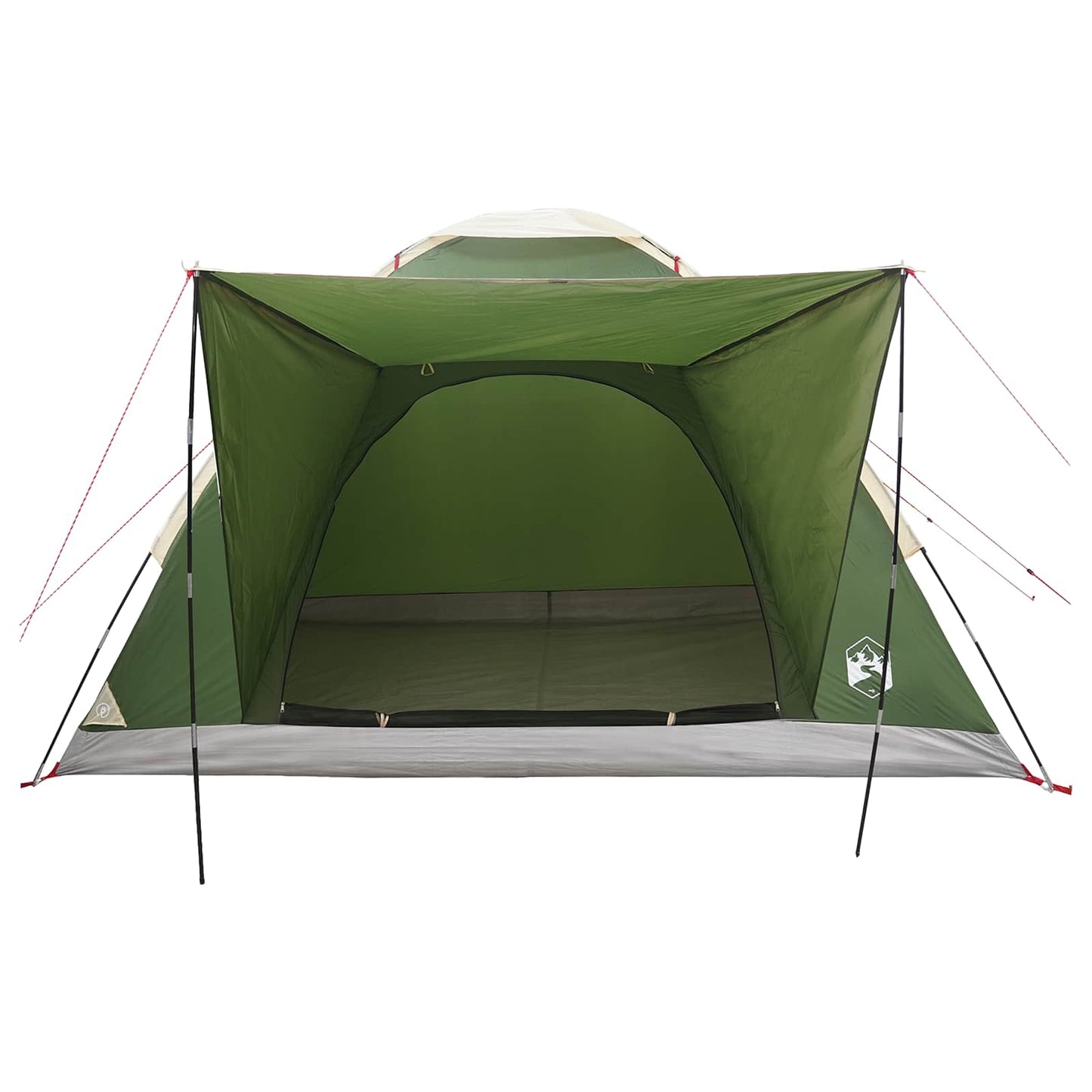Kamperen tent met dak Groen 4-persoons Polyester en staal