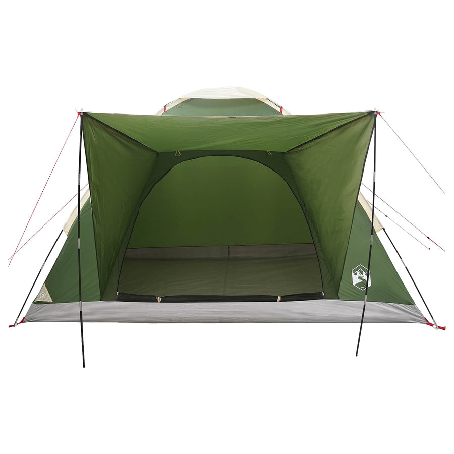 Kamperen tent met dak Groen 4-persoons Polyester en staal