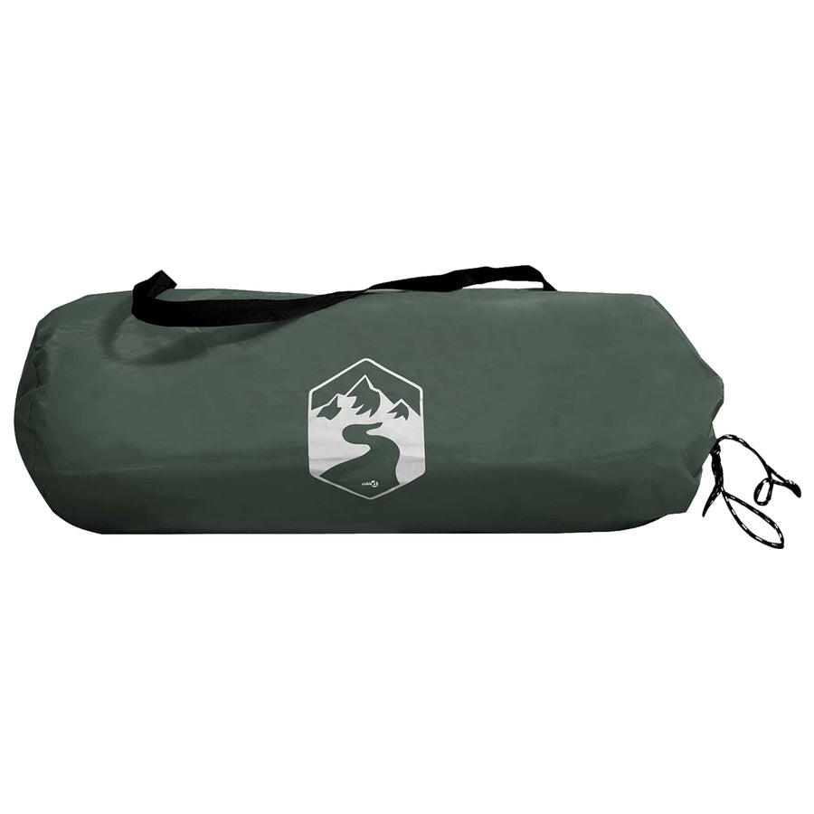 Kamperen tent Legergroen 275 x 215 x 125 cm Polyester en staal