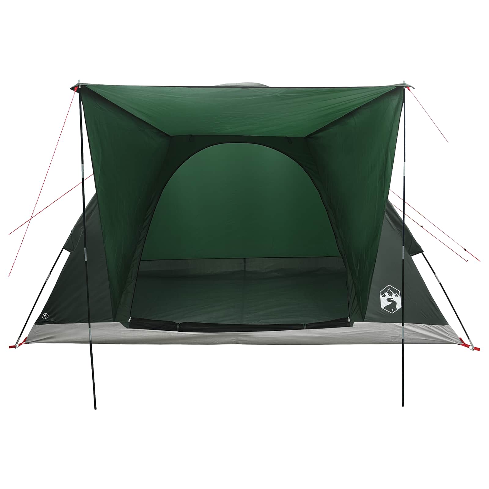 Kamperen tent Legergroen 275 x 215 x 125 cm Polyester en staal