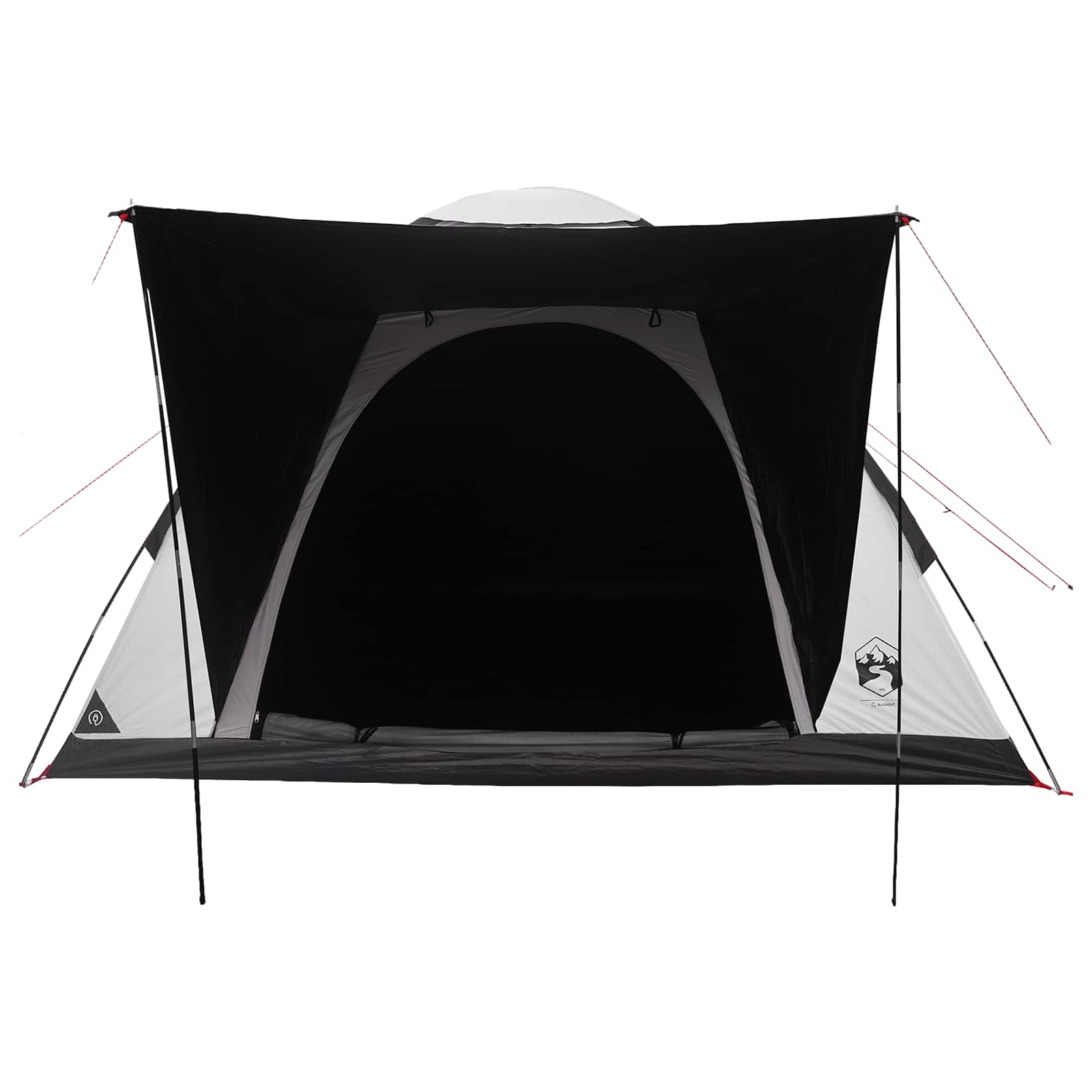 Kamperen tent met dak Wit Blackout 275 x 215 x 125 cm