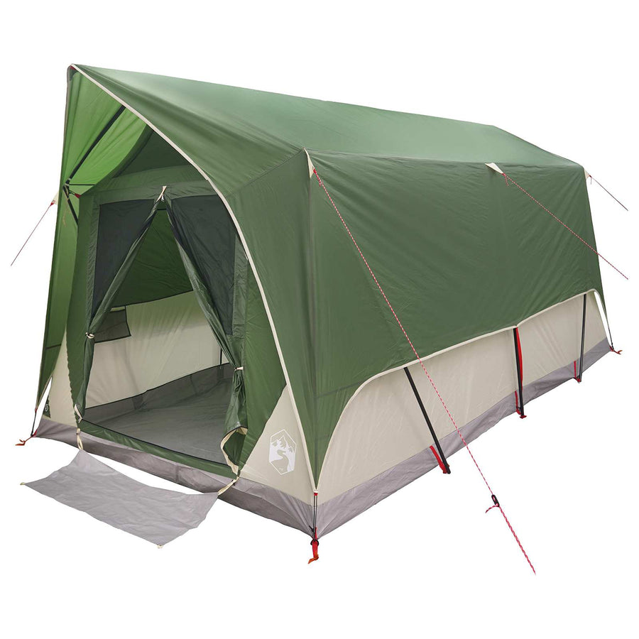 Tunneltent met dak Groen 8-persoons Polyester en staal