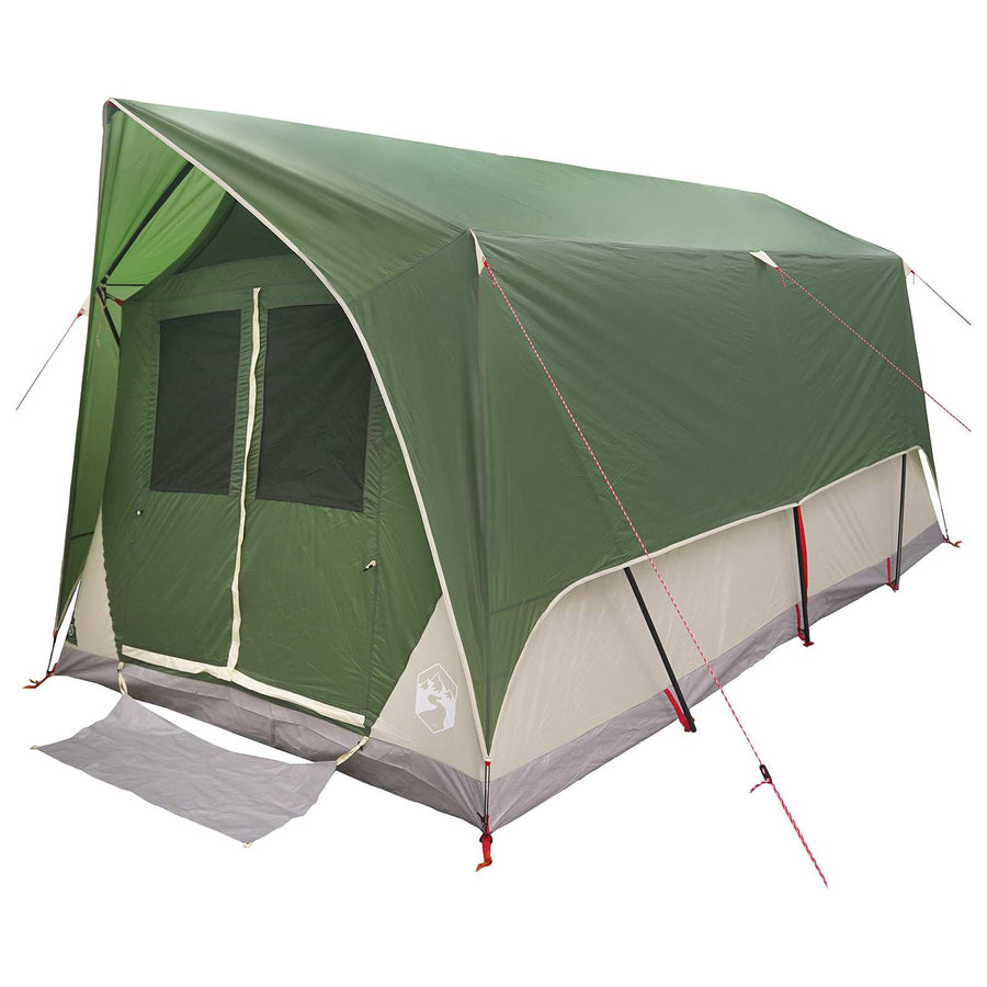 Tunneltent met dak Groen 8-persoons Polyester en staal