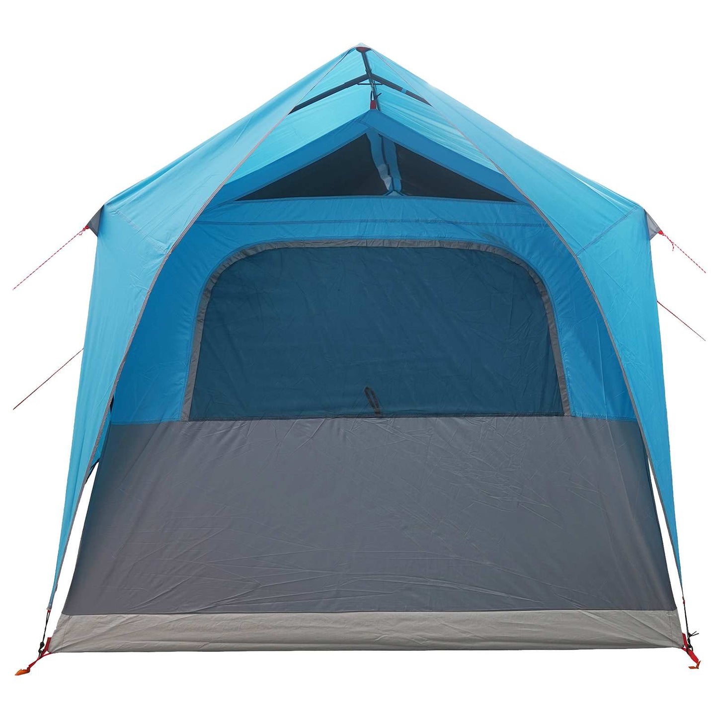 Tunneltent met dak Blauw 8-persoons Polyester en staal