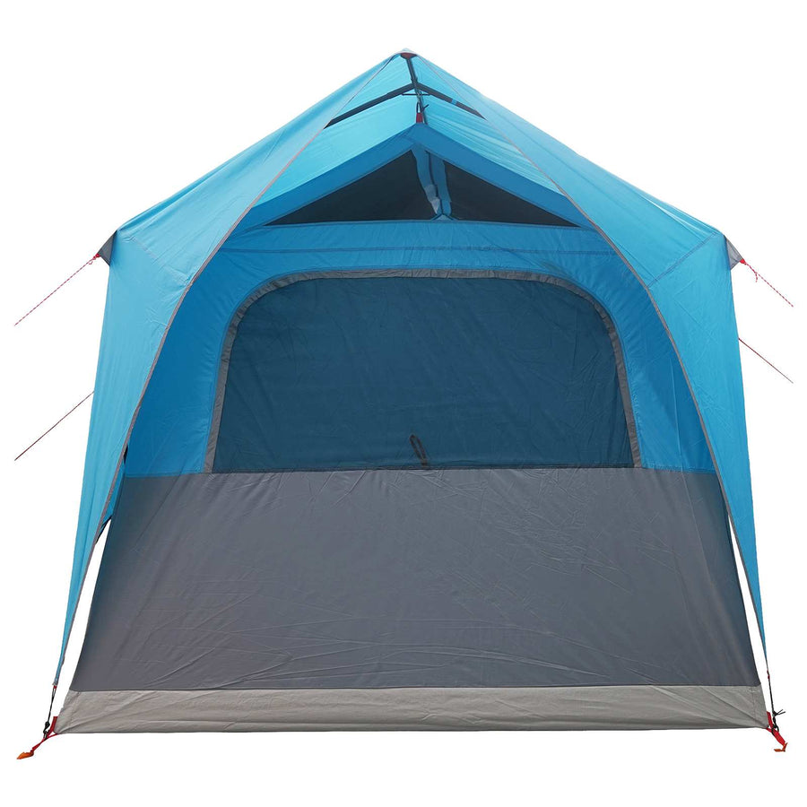 Tunneltent met dak Blauw 8-persoons Polyester en staal