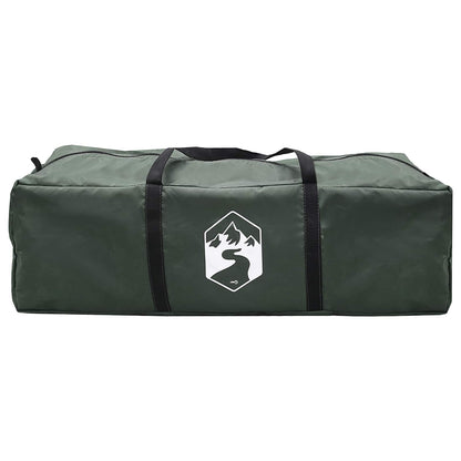 Tunneltent met dak Leger groen 8-persoons Polyester en staal