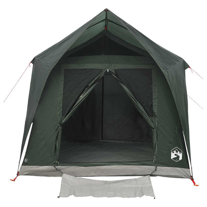 Tunneltent met dak Leger groen 8-persoons Polyester en staal