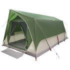 Tunneltent 10-persoons groen polyester staal 426x310x228 cm