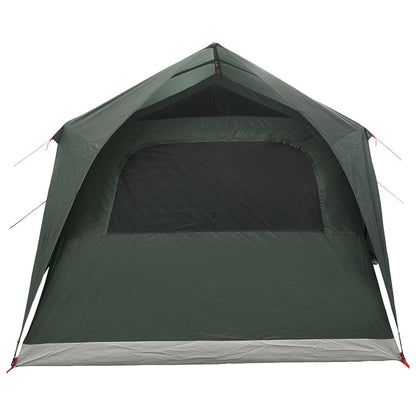 Tunneltent met dak Leger groen 10-persoons Polyester en staal