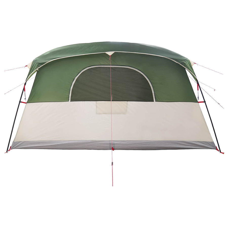 Tunneltent met dak Groen 366 x 244 x 198 cm Polyester en staal
