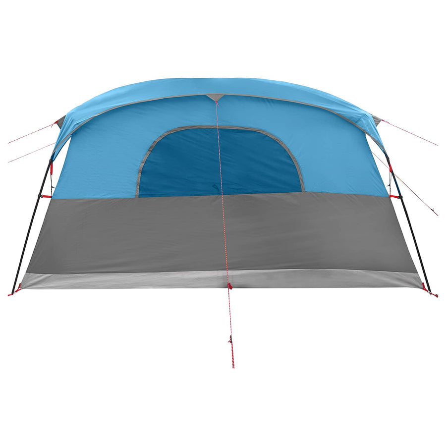 Tunneltent met dak Blauw 366 x 244 x 198 cm Polyester en staal