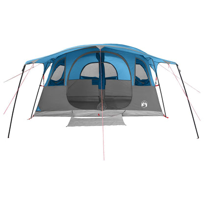 Tunneltent met dak Blauw 366 x 244 x 198 cm Polyester en staal