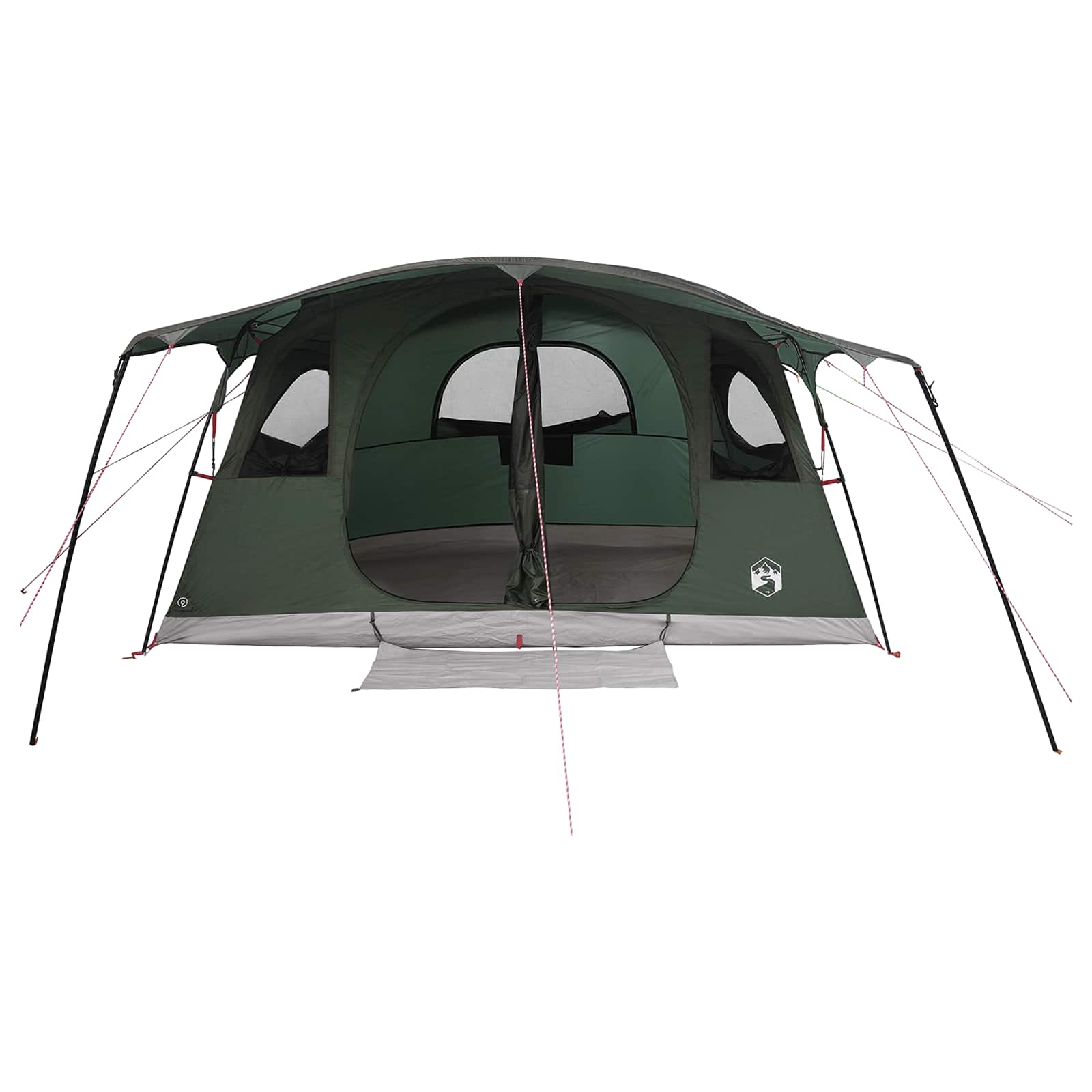 Tunneltent Legergroen 366 x 244 x 198 cm Polyester en staal