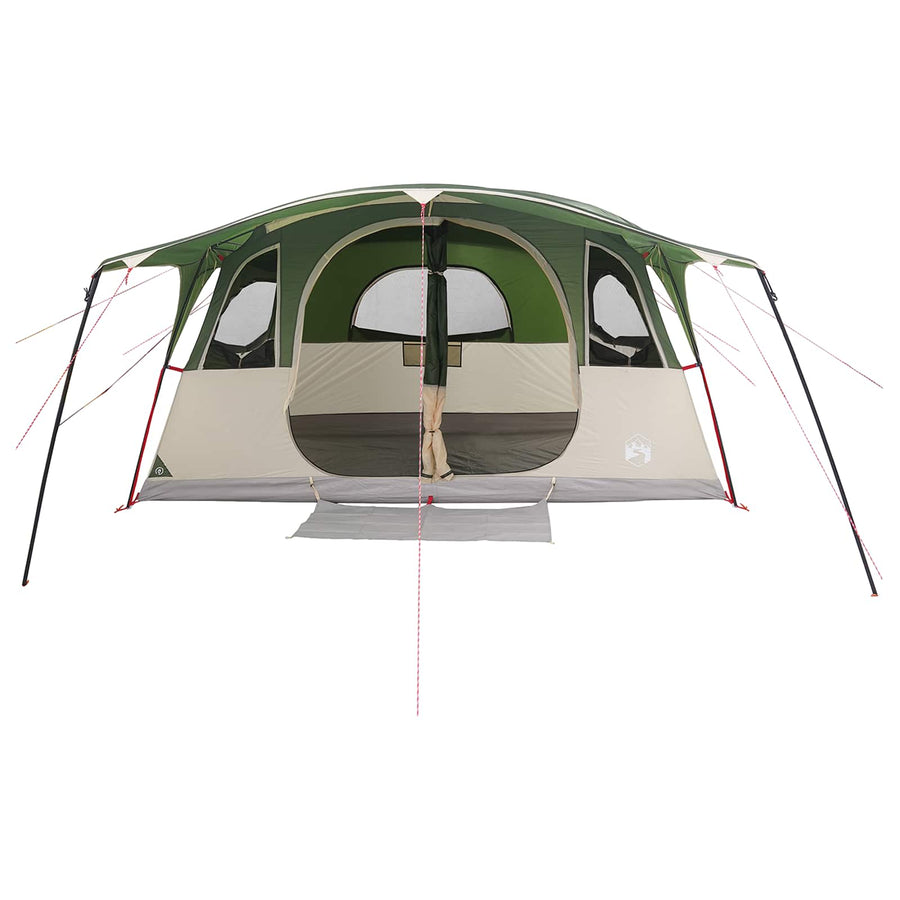 Tunneltent met dak Groen 427 x 305 x 205 cm Polyester en staal