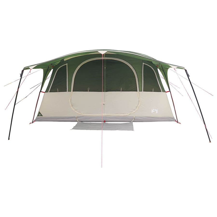 Tunneltent met dak Groen 427 x 305 x 205 cm Polyester en staal