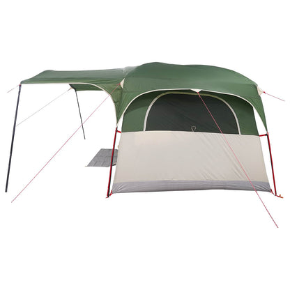 Tunneltent met dak Groen 427 x 305 x 205 cm Polyester en staal