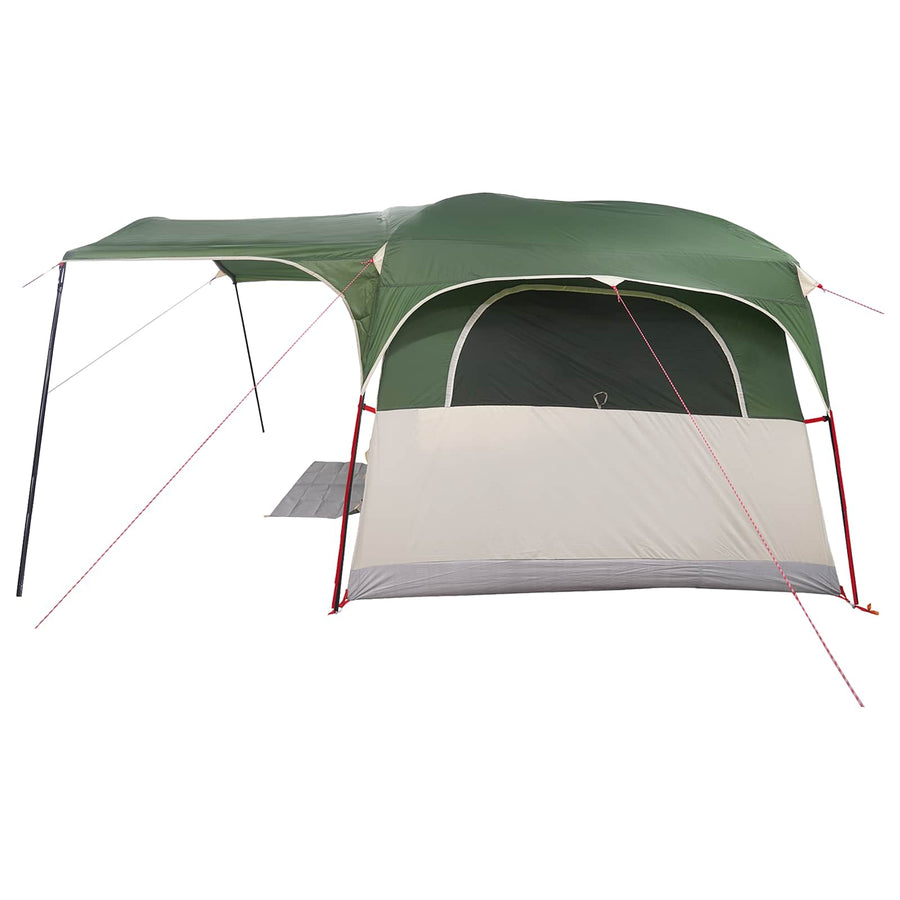Tunneltent met dak Groen 427 x 305 x 205 cm Polyester en staal