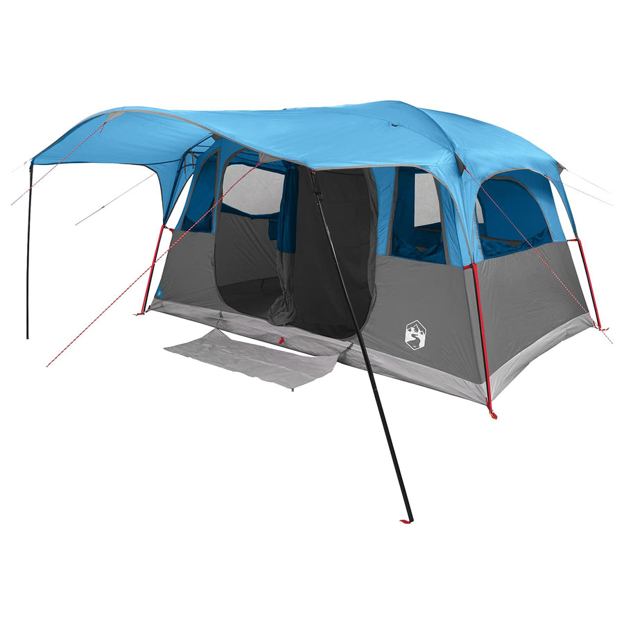 Tunneltent met dak Blauw 427 x 305 x 205 cm Polyester en staal