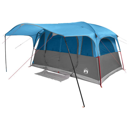 Tunneltent met dak Blauw 427 x 305 x 205 cm Polyester en staal