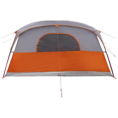 Tunneltent met dak Grijs en Oranje 427 x 305 x 205 cm