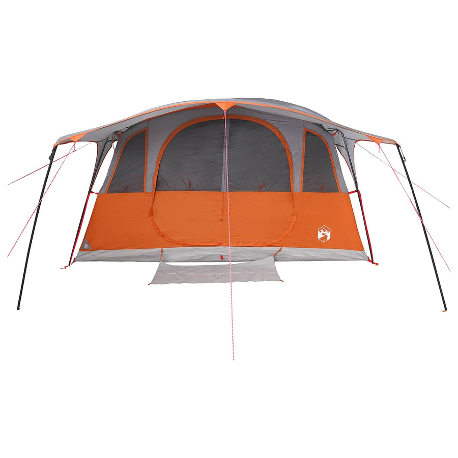 Tunneltent met dak Grijs en Oranje 427 x 305 x 205 cm