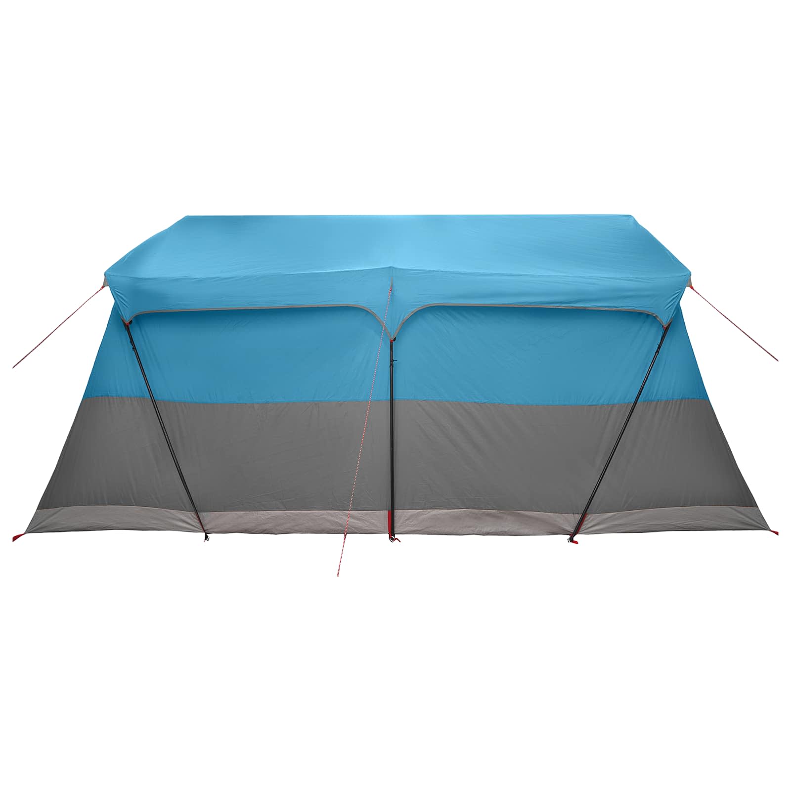 Gezinstent met dak Blauw 487 x 340 x 216 cm Polyester en staal