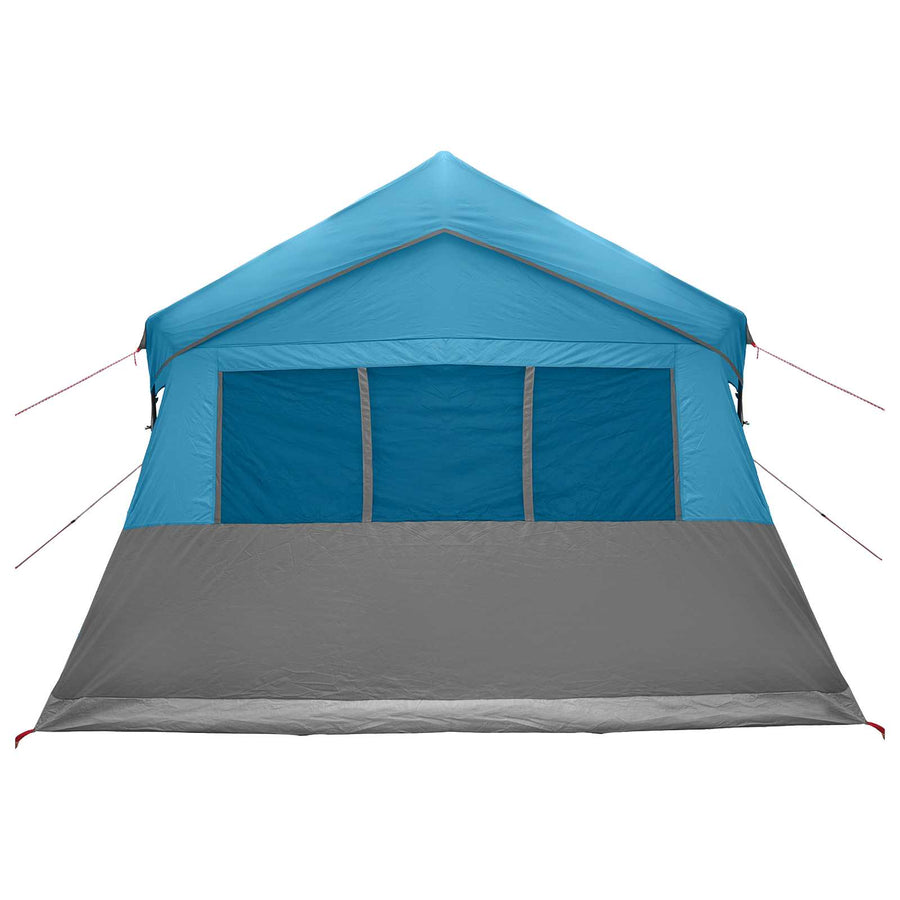Gezinstent met dak Blauw 487 x 340 x 216 cm Polyester en staal