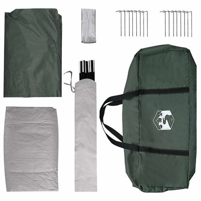 Gezinstent Legergroen 487 x 340 x 216 cm Polyester en staal