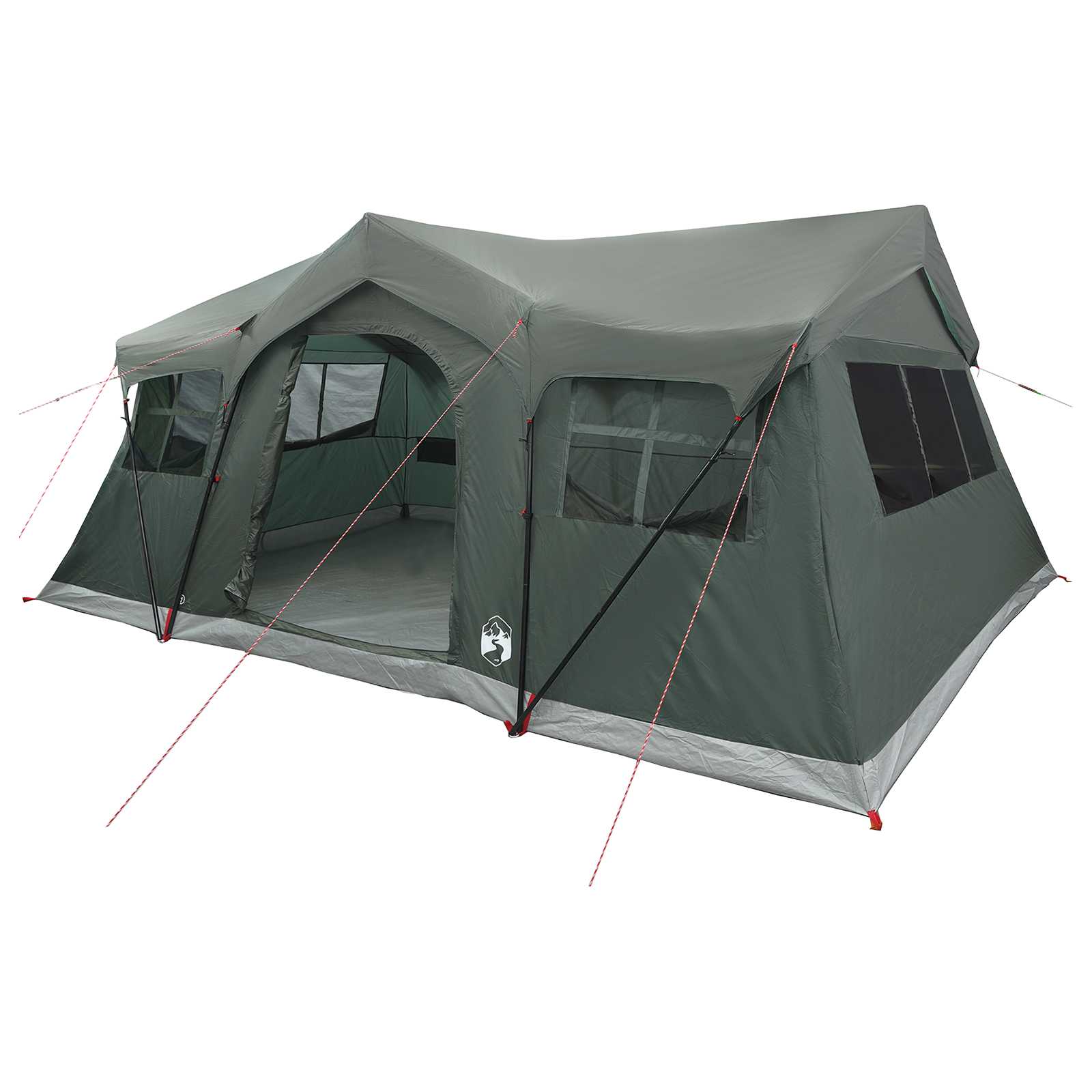 Gezinstent Legergroen 487 x 340 x 216 cm Polyester en staal
