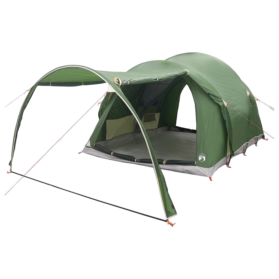 Tunneltent met dak Groen 370 x 275 x 210 cm Polyester en staal