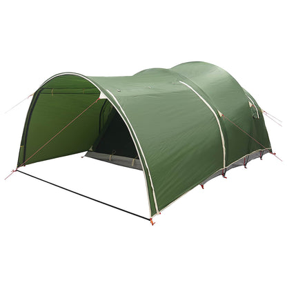 Tunneltent met dak Groen 370 x 275 x 210 cm Polyester en staal